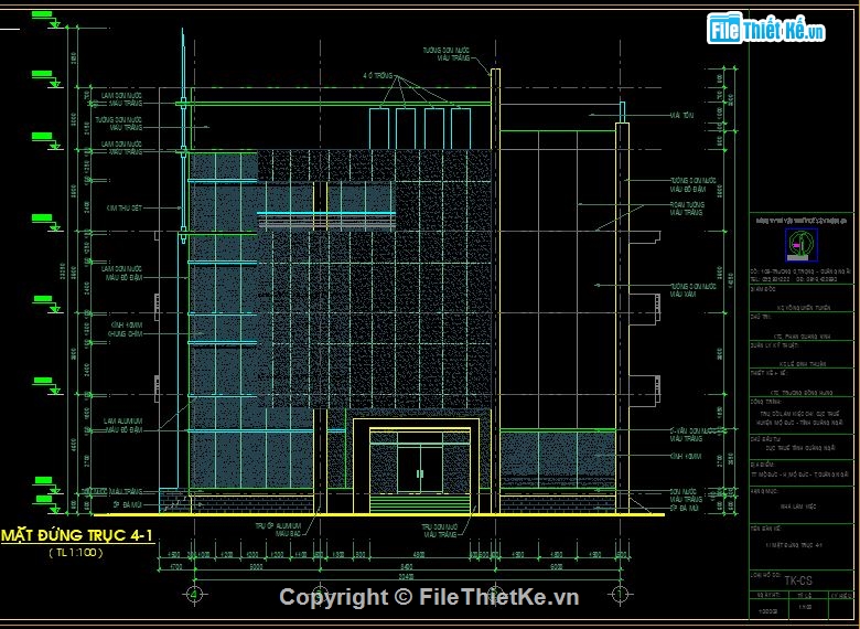 Bản vẽ cad Chi cục thuế,File cad chi cục thuế,bản vẽ chi cục thuế,Hồ sơ chi cục thuế 3 tầng