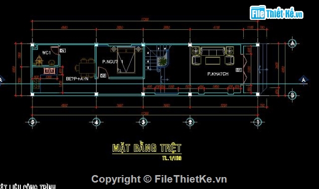 Nhà lầu 4x17.3m,nhà 1 trệt 1 lửng,mẫu nhà dân dụng,bản vẽ nhà dân dụng