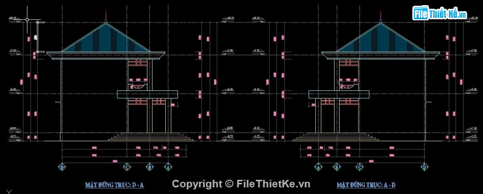 bản vẽ trường học 9.8x36.25m,File cad  trường học 2 tầng,trường học 2 tầng 9.8x36.25m,kiến trúc trường học 2 tầng