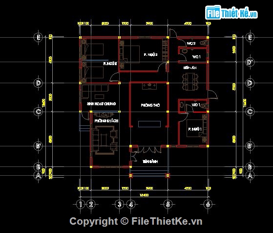 mẫu nhà mái thái,kiến trúc nhà trệt,bản vẽ nhà trệt đẹp,kiến trúc nhà 1 tầng
