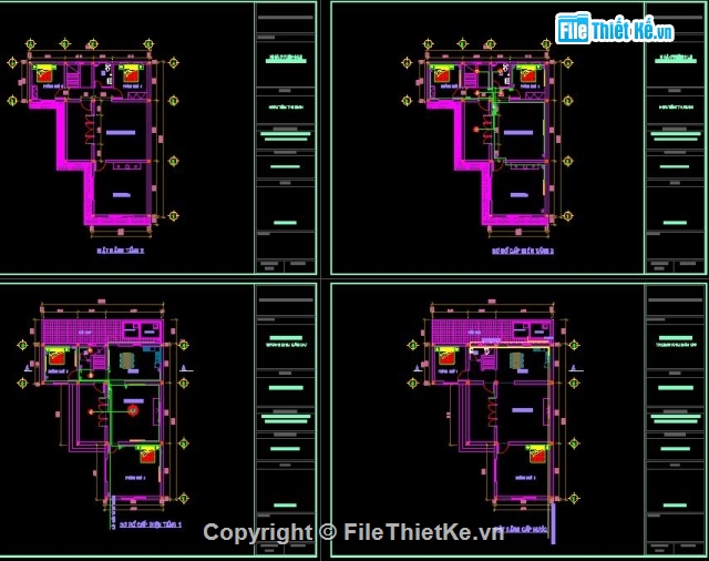 nhà 2 tầng,nhà 2 tầng 10x12.85m,bản vẽ nhà 2 tầng,file cad nhà ở 2 tầng,thiết kế nhà 2 tầng