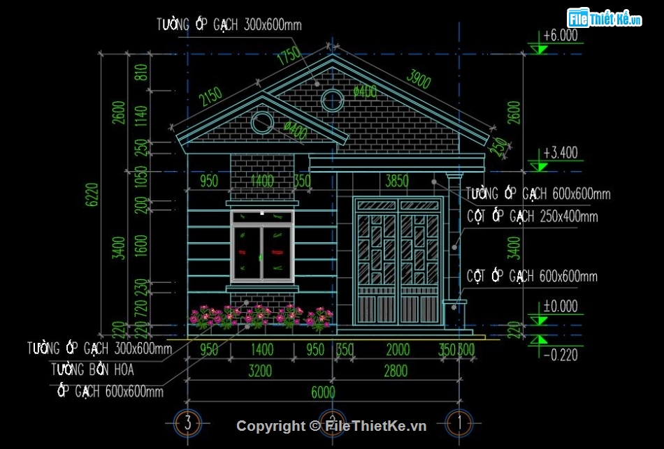 bản vẽ nhà 1 tầng,bản vẽ nhà 1 tầng đẹp,bản vẽ cad nhà 1 tầng