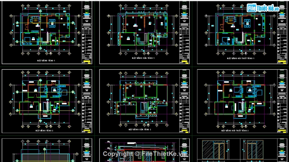 Nhà 2 tầng dwg,Nhà phố 2 tầng 8.6x13.72m,Bản vẽ Nhà phố 2 tầng,File cad Nhà phố 2 tầng