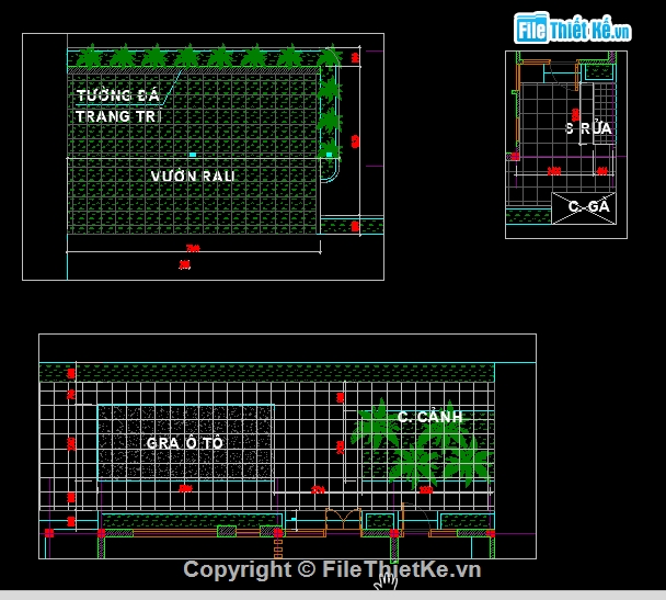 Nhà 2 tầng dwg,Nhà phố 2 tầng 8.6x13.72m,Bản vẽ Nhà phố 2 tầng,File cad Nhà phố 2 tầng