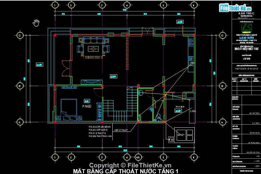 Nhà 2 tầng dwg,Nhà phố 2 tầng 8.6x13.72m,Bản vẽ Nhà phố 2 tầng,File cad Nhà phố 2 tầng