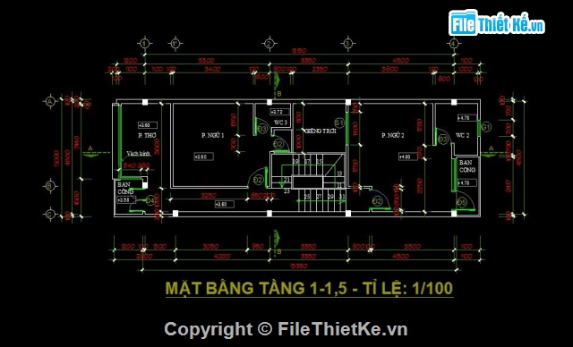 Nhà phố 2.5 tầng,2.5 tầng 5x13.35m,Nhà phố 2.5 tầng 5x13.35m,Nhà phố