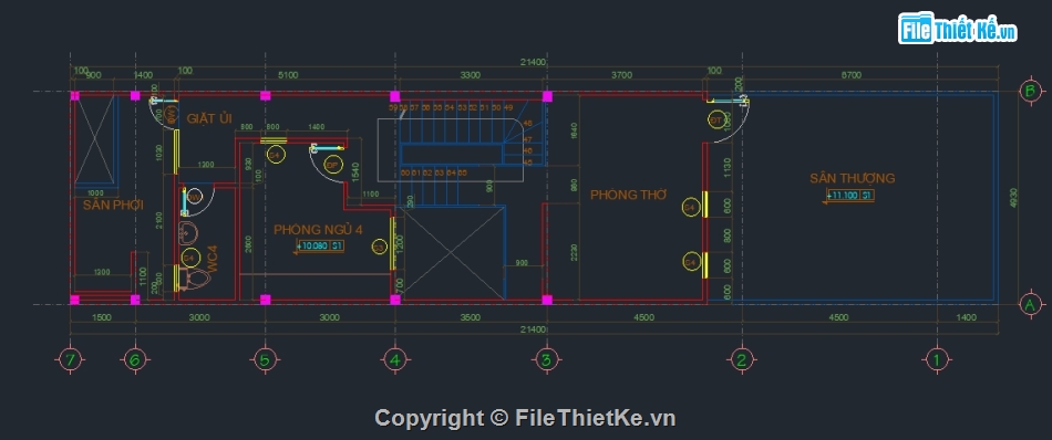 Nhà 3 tầng,Nhà phố 3 tầng,bản vẽ nhà phố 3 tầng