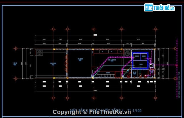 nhà phố 3 tầng,Bản vẽ nhà phố,nhà phố 3 tầng 5x20m,nhà 3 tầng