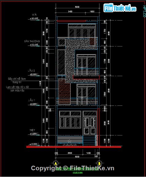 nhà phố 4 tầng 5x15m,nhà phố 4 tầng 1 hầm,bản vẽ cad nhà phố,CAD nhà phố 4 tầng