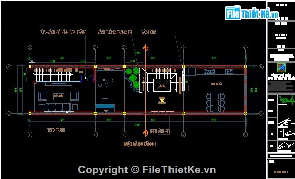 bản vẽ cad nhà phố 4.5 tầng,bản vẽ  nhà phố 4.5 tầng,nhà phố 4.5 tầng,Cad Nhà Phố 4.5 tầng 4.5x20m