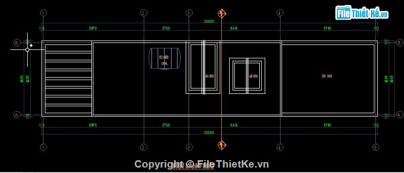 bản vẽ cad nhà phố 4.5 tầng,bản vẽ  nhà phố 4.5 tầng,nhà phố 4.5 tầng,Cad Nhà Phố 4.5 tầng 4.5x20m