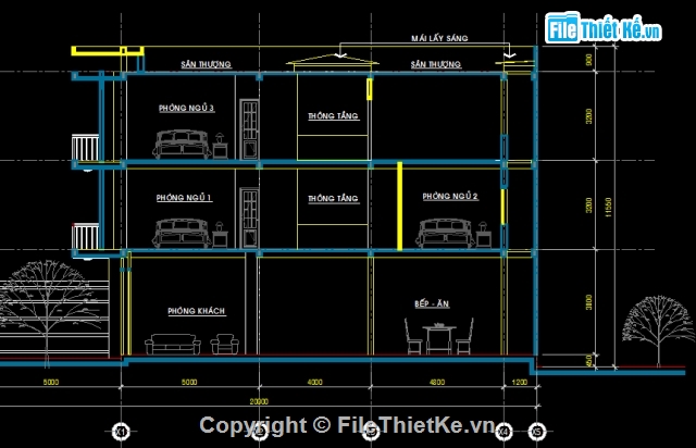 nhà phố 4.9x20m,nhà phố đẹp,thiết kế nhà phố,mẫu nhà phố