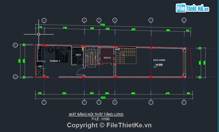 autocad nhà phố 5 tầng,mẫu nhà phố 5 tầng,cad nhà phố 5 tầng,File cad nhà phố 5 tầng,Bản vẽ cad nhà phố 5 tầng