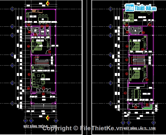 Bản vẽ mặt bằng,Bản vẽ mặt đứng,bản vẽ nhà phố 2 tầng,thiết kế nhà 2 tầng đẹp