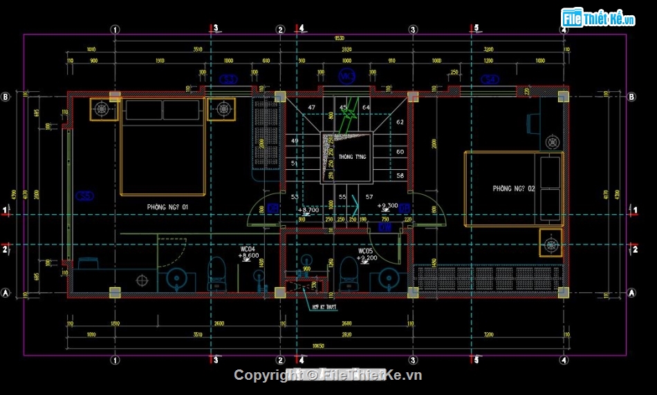 Nhà lệch tầng,Nhà phố 4 tầng,Nhà phố lệch tầng