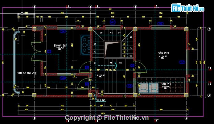 Nhà lệch tầng,Nhà phố 4 tầng,Nhà phố lệch tầng