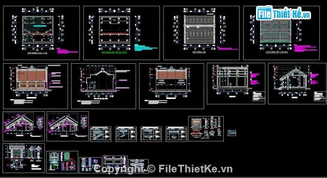 Bản vẽ CAD nhà thờ họ đẹp,Nhà thờ họ 3 gian,Nhà thờ đẹp,Nhà thờ họ,kiến trúc nhà thờ đẹp,Nhà thờ họ 6x9m