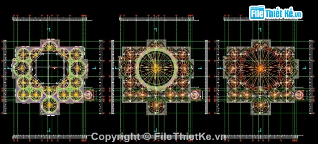 Nhà thờ hồi giáo,Bản vẽ nhà thờ hồi giáo,Bản vẽ CAD Nhà thờ,CAD Nhà thờ hồi giáo,hà thờ hồi giáo hạng mục kiến trúc