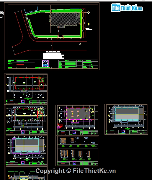 full bản vẽ nhà văn hóa,bản vẽ nhà văn hóa 12.2x25.8m,file cad nhà văn hóa thôn,file cad nhà văn hóa,File cad nhà văn hóa