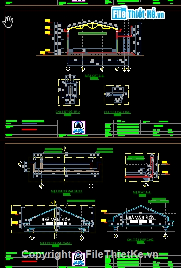 full bản vẽ nhà văn hóa,bản vẽ nhà văn hóa 12.2x25.8m,file cad nhà văn hóa thôn,file cad nhà văn hóa,File cad nhà văn hóa