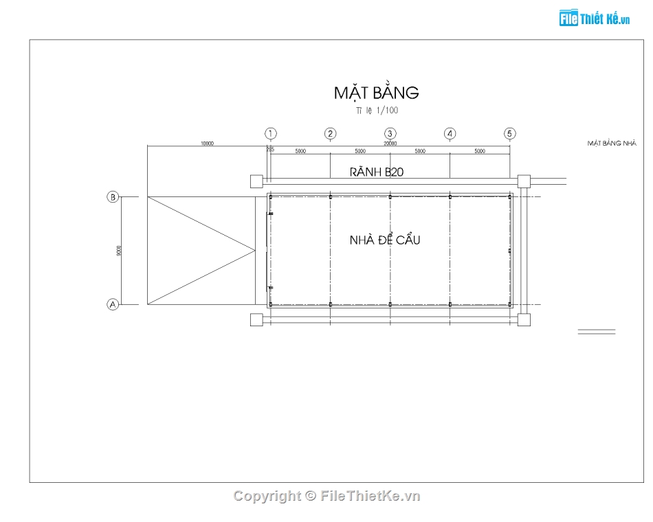 Nhà xưởng file cad,nhà xưởng 20x9m,bản vẽ nhà xưởng,nhà xưởng để xe cẩu,bản vẽ nhà xưởng file cad