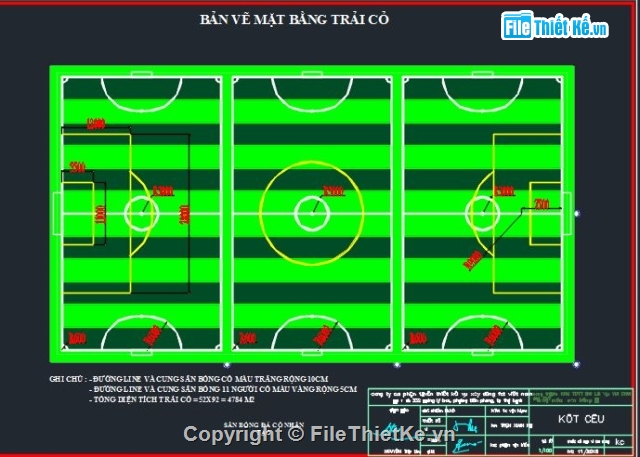 cỏ nhân tạo,sân cỏ nhân tạo,bản vẽ sân cỏ,bản vẽ sân bóng