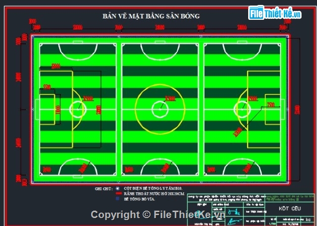 cỏ nhân tạo,sân cỏ nhân tạo,bản vẽ sân cỏ,bản vẽ sân bóng