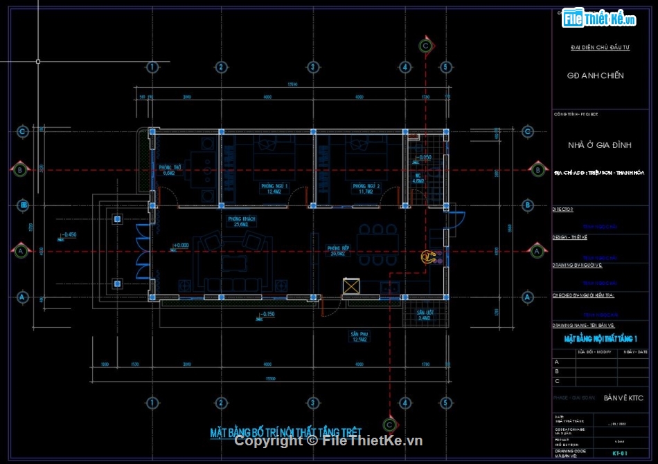 mẫu biệt thự 1 tầng,biệt thự 1 tầng file cad,biệt thự 1 tầng file autocad,biệt thự 1 tầng