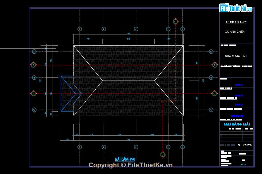 mẫu biệt thự 1 tầng,biệt thự 1 tầng file cad,biệt thự 1 tầng file autocad,biệt thự 1 tầng