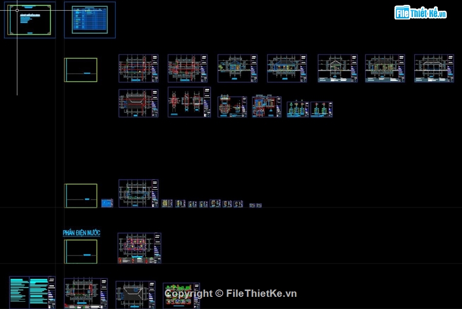 mẫu biệt thự 1 tầng,biệt thự 1 tầng file cad,biệt thự 1 tầng file autocad,biệt thự 1 tầng