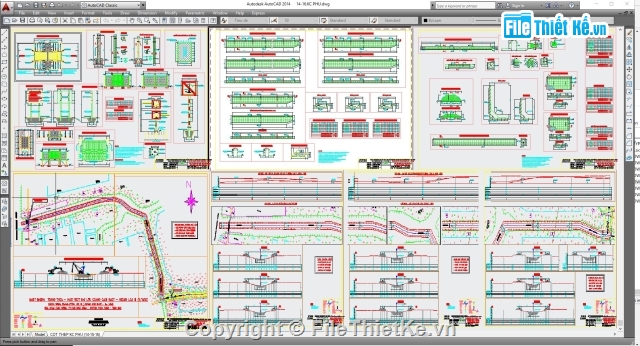 thi công cống,Bản vẽ thiết kế cống,đập tràn cống,đập xà lan,Filethietke đập xà lan