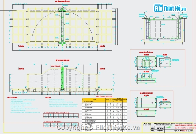 Bản vẽ CAD thiết kế cống công nghệ đập xà lan Bản Vẽ Cad Thiết Kế Cống Công Nghệ Đập Xà Lan