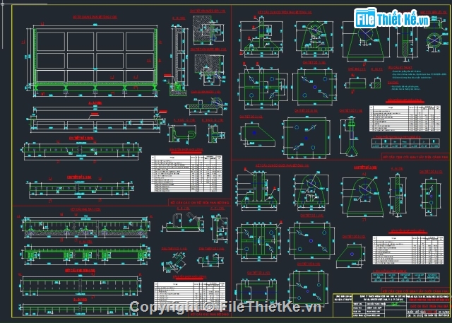 Bản vẽ CAD thiết kế cống công nghệ đập xà lan Bản Vẽ Cad Thiết Kế Cống Công Nghệ Đập Xà Lan