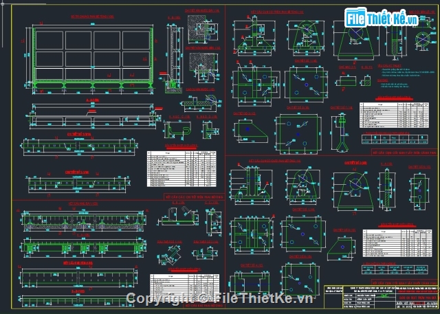 thi công cống,Bản vẽ thiết kế cống,đập tràn cống,đập xà lan,Filethietke đập xà lan