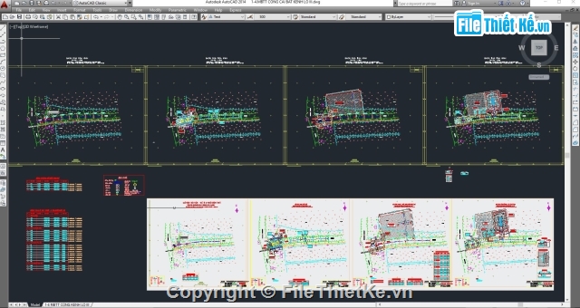 Bản vẽ CAD thiết kế cống công nghệ đập xà lan Bản Vẽ Cad Thiết Kế Cống Công Nghệ Đập Xà Lan