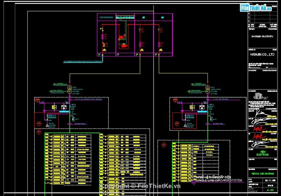 bản vẽ điện nhà máy,bản vẽ MEP nhà máy,bản vẽ cad hệ thống điện nhà máy