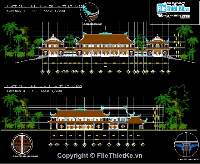 kiến trúc chùa,kiến trúc chùa bái đính,bản vẽ chùa bái đính,thiết kế chùa bái đính