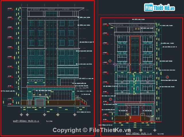 thiết kế khách sạn,Bản cad thiết kế,thiết kế nhà khách,bản vẽ khách sạn