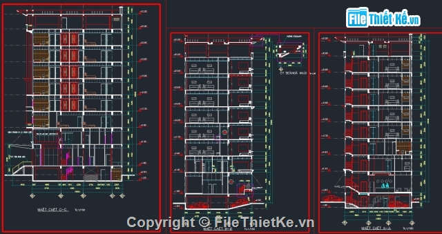 thiết kế khách sạn,Bản cad thiết kế,thiết kế nhà khách,bản vẽ khách sạn