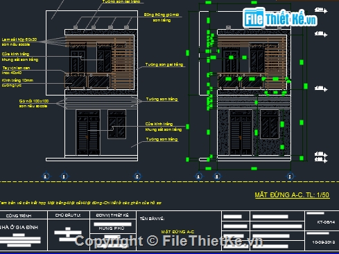 mẫu nhà 2 tầng,nhà 2 tầng,bản vẽ 2 tầng,bản vẽ cad