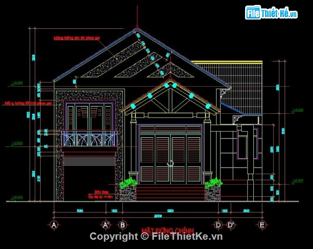 nhà cấp 4,nhà cấp 4 đẹp,thiết kế nhà cấp 4,nhà cấp 4 mái thái