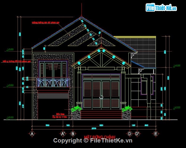 nhà cấp 4,nhà cấp 4 đẹp,thiết kế nhà cấp 4,nhà cấp 4 mái thái