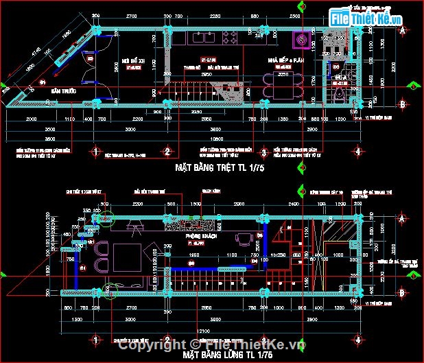 Nhà phố,Nhà phố kích thước 3x12m,kiến trúc nhà phố,điện nước nhà phố