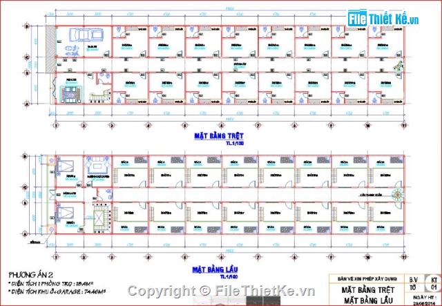 thiết kế nhà ở,Bản cad thiết kế,Bản vẽ nhà trọ,kiến trúc nhà ở