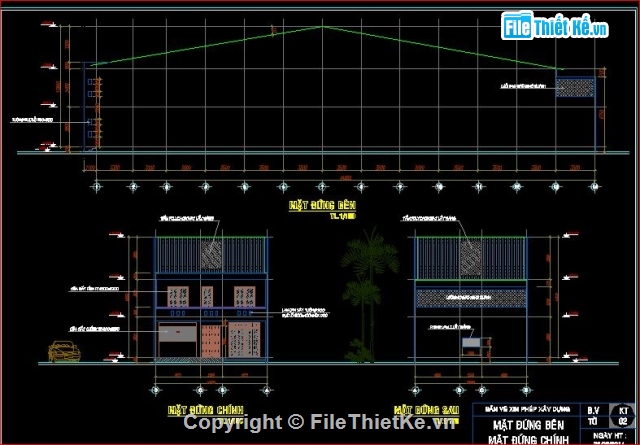 thiết kế nhà ở,Bản cad thiết kế,Bản vẽ nhà trọ,kiến trúc nhà ở