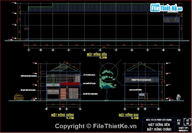 thiết kế nhà ở,Bản cad thiết kế,Bản vẽ nhà trọ,kiến trúc nhà ở