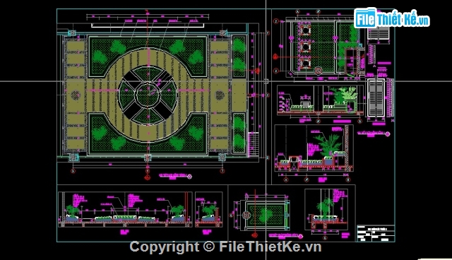 bản vẽ triển khai tiểu cảnh sân vườn,bản vẽ cad tiêu cảnh,bản vẽ tiêu cảnh thác nước,bản vẽ tiêu cảnh sân vườn