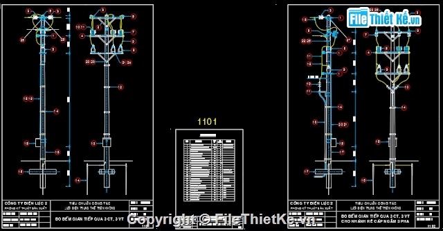 TBA hạ thế,bản vẽ mẫu TBA hạ thế,trạm treo,trạm bệt,TBA điện lực,hạ thế TBA