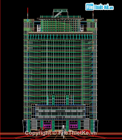 Bản vẽ cad Trung tâm,Bản vẽ autocad,văn phòng