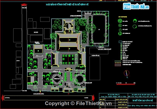 đình chùa  vẽ,tái tạo đình chùa,bản vẽ thiết kế đình chùa,bản vẽ chùa Đông Ngạc